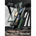 thumbnail image 2 of Poetic Spartan Case for Samsung Galaxy Z Fold 4, Full Body Rugged Case with Kickstand, Metallic Green, 2 of 6