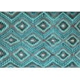 thumbnail image 1 of Ahgly Company Indoor Rectangle Southwestern Light Blue Country Area Rugs, 5' x 7', 1 of 4