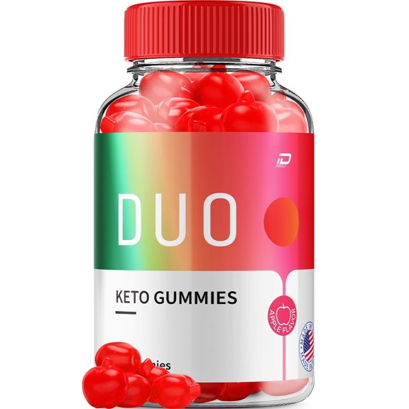 Duo Keto ACV Gummies Supplement – Duo   ACV Gummies Apple Cider Vinegar 1000MG, Duo Gummies Reviews, Vitamin B12 (60 Gummies)