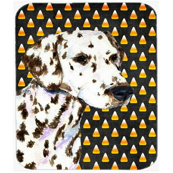 Carolines Treasures  Dalmatian Candy Corn Halloween Portrait Mouse Pad