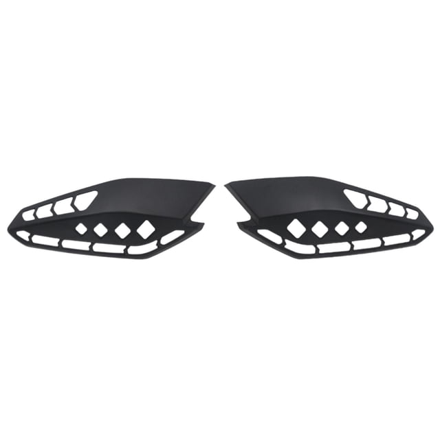 2pcs motocicletas de protección de la señal de accesorios de los accesorios fáciles de usar piezas de escudos de cola de reemplazo resistente Negro