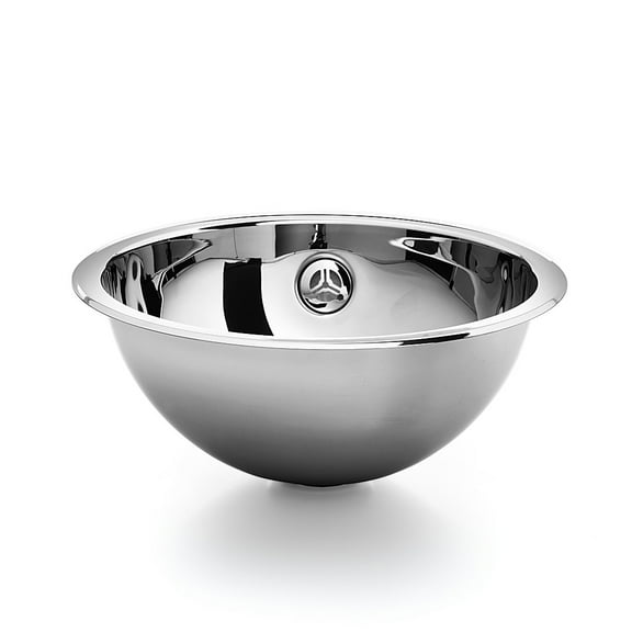 Ws Bath Collections Acquaio 53593 Acquaio 13" Stainless Steel Undermount Bathroom Sink -
