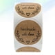 thumbnail image 2 of Circle Labels Kraft Paper Tags Stamping Gift Tag Heart Sealing Stickers Love Labels Envelope Decal Red Heart Labels, 2 of 2
