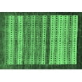thumbnail image 1 of Ahgly Company Indoor Rectangle Abstract Emerald Green Modern Area Rugs, 8' x 12', 1 of 4