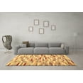 thumbnail image 3 of Ahgly Company Indoor Square Abstract Brown Contemporary Area Rugs, 7' Square, 3 of 4