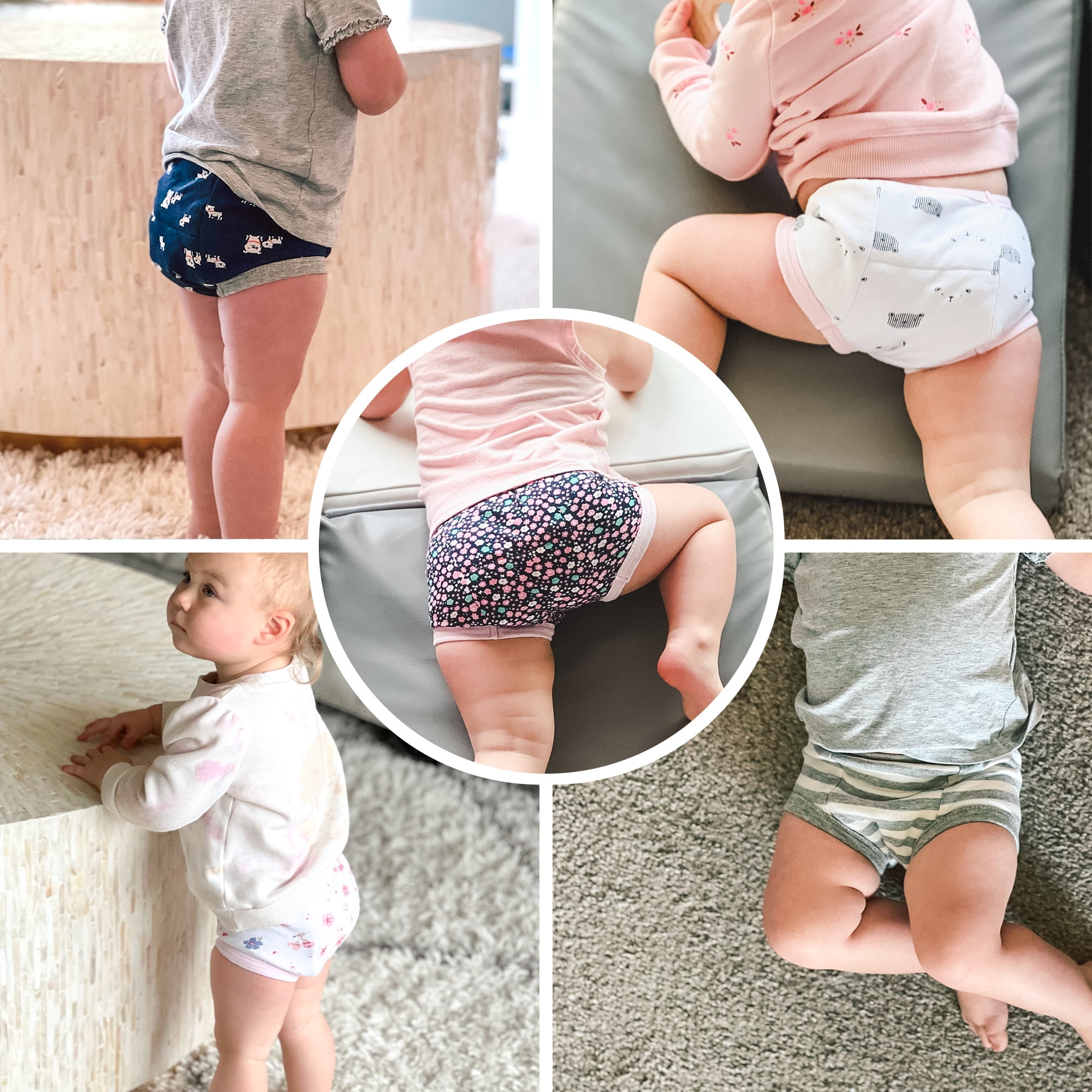 Big ELEPHANT Toddler Potty Training Pants- 100% Cotton Unisex Baby Pee  Underpants 10-Pack, 12M - Calcinha para Bebês - Magazine Luiza