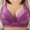 Purple bras, variant on Womens Push up Bras Full Coverage Compression Seamless Underwire Bra Ladies Elders Comfy Adjustable Strap T-shirt Bra