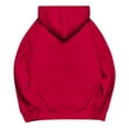 thumbnail image 6 of Yokua Women's Oversized Hooded Quarter Zip Long Sleeve Sweatshirt Fashion Solid Color Pullover, 6 of 9