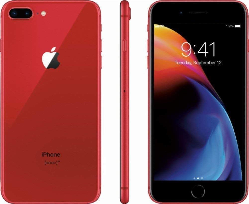 Restored Apple iPhone 8 Plus 64GB 4G LTE AT&T iOS, Red&nbsp