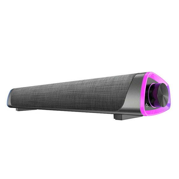 Weiweiguan Household Dual Speaker Sound Bar Music Player Soundbar for Computer Tablet
