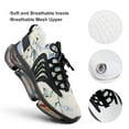 thumbnail image 4 of Waterproof Blue Flowers Walking Shoes for Men Woman Lightweight Tennis Fashion Elastic Sports Shoes Cushion Basketball Shoes, 4 of 7