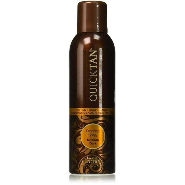 Body Drench Quick Tan Instant Self Tanner Bronzing Spray, Medium/Dark 6