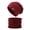 Red, variant on Winter Set with Mock Neck Scarf Fitted Beanie Sleek style for Layering Hat Scarf