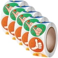 thumbnail image 1 of Miangastore Autocollants d'Encouragement Multicolores 5 Rouleaux 2 67X2 67X1 18 Po, 1 of 9