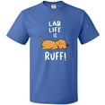 thumbnail image 3 of Inktastic Lab Life is Ruff Yellow Labrador T-Shirt, 3 of 5
