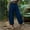 Style1-Blue linen pants women, variant on Linen Pants Women Drawstring Elastic Waist Ankle Length Trousers with Pockets Summer Fashion Cropped Pants with Pockets Lightweight Casual Baggy Y2K Streetwear White M