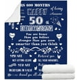 thumbnail image 2 of WERTY Happy 50th Birthday Blanket for Women Men Wife Husband Mom Dad Coworker Boss, 50th Birthday Blanket Throw 60x50 inch, 50th Birthday Gift Ideas, Comfort Flannel Fleece Blanket for Sofa Couch, 2 of 6