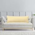 thumbnail image 4 of Striped Body Pillow Cover White and Golden Yellow Stripe Long Pillowcase with Zipper White and Yellow Stripes Printed Pillow Covers Decorative Bedding Pillow Case for Bed,Couch, 20"x54", 4 of 5