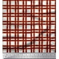 thumbnail image 1 of Soimoi Red Poly Georgette Fabric Gingham Check Fabric Prints By Yard 42 Inch Wide, 1 of 3