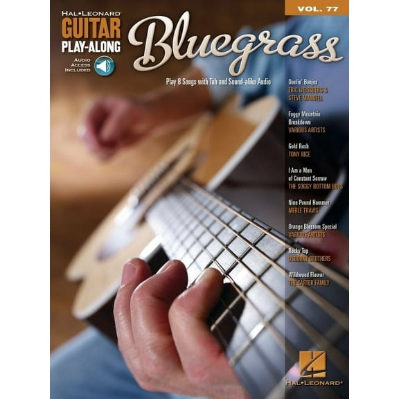 Hal Leonard Guitar Play-Along: Bluegrass - Guitar Play-Along Vol. 77 Book/Online Audio (Other)