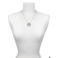 thumbnail image 3 of Delight Jewelry Silvertone 3-D Graduation Hat with 2026 Gymnastics Mom Ring Charm Necklace, 18", 3 of 4