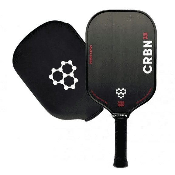 CRBN 3X 16MM Series Power Pickleball Paddle - Carbon Fiber Pickleball Paddle With Foam Injected Edges For Expanded Sweet Spot