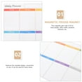 thumbnail image 2 of Magnetic Dry Erase Whiteboard Planner with Weekly Calendar for Fridge Organization and Home Office Scheduling, 2 of 6