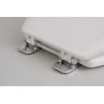 thumbnail image 2 of Centoco 700CH-001 Round Molded Wood Toilet Seat with Chrome Hinges, Centocore Technology, White, 2 of 4