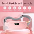 thumbnail image 3 of Qarigey Señora Pantalla digital Calentamiento Cinturón caliente Útero eléctrico Masaje vibratorio ajustable Cintura Circulación sanguínea Rosa Protección de la piel Rosado Qarigey CE013894-02B, 3 of 6