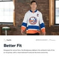 thumbnail image 4 of Men's Fanatics Blue New York Islanders Breakaway Home Jersey, 4 of 7