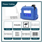 PC13plus 12.7mm Mini Printer Portable Printer QR Bar Batch Code Date Number Logo Expiry Handheld Inkjet Printer Label