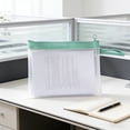 thumbnail image 4 of CaiYueKe Clear Frosted TPU Waterproof Document Bag A5 File Pouch Portable Zipper File Folder for Papers Office Supplies Stationery Travel Organizer with Hand Strap, 4 of 7