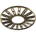 thumbnail image 2 of 34"OD x 12 3/8"ID x 1"P Hale Architectural Grade PVC Pierced Ceiling Medallion, Antiqued Brass, 2 of 10