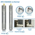 thumbnail image 6 of VADANIA VD2576 Industrial Heavy Duty Drawer Slides with Lock, 485lb Load Capacity, 22inch/500mm 1-Pair, 6 of 8