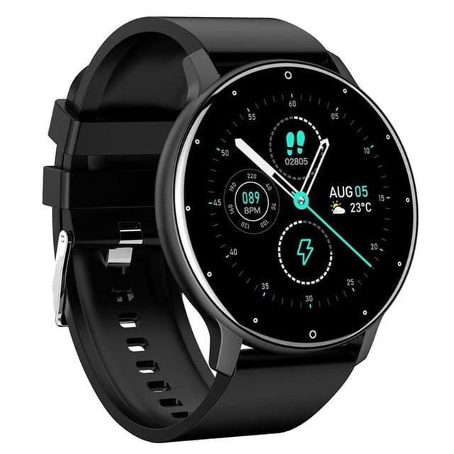 Reloj Inteligente Fralugio Zl02 Deportivo Full Touch Negro Sport