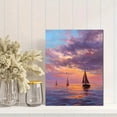 thumbnail image 2 of Qisvanset Warm Sunset Abstract Canvas Print 12x16 Inch Hallway Art, 2 of 8