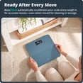thumbnail image 3 of Greater Goods Digital AccuCheck Bathroom Scale, AAA Battery, 400 lbs (Stone Blue), 3 of 10