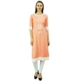 thumbnail image 2 of Bimba Women Rayon Tunic 3/4 Sleeve Chic kurti Kurta Indian Ethnic Dress, 2 of 8