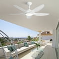 thumbnail image 2 of Sofucor 48-Inch Modern Ceiling Fan with LED Dimmable Lights, Remote, Reversible, 3CCT, Quiet 6 Speeds, 2 of 10