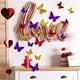 thumbnail image 1 of Pegatinas de pared de mariposas metálicas | Set de 12 piezas autoadhesivas para salón, dormitorio, cocina y jardín | Decoración del hogar con temática natural, 1 of 6