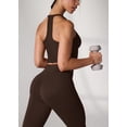 thumbnail image 4 of CRZ YOGA Hugcurve Racerback Longline Sports Bra for Women Size XS-2XL, 4 of 6