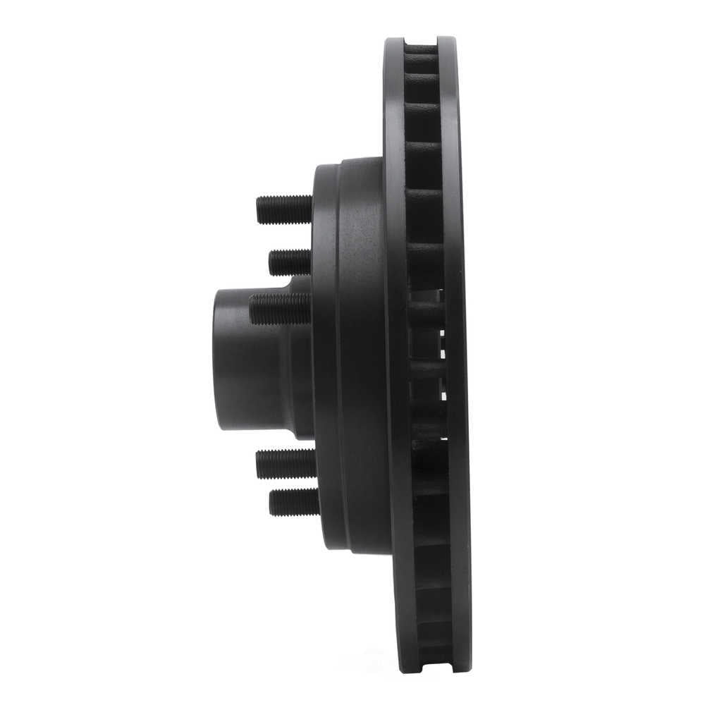 Dynamic Friction Company 633-48011R DFC Brake Rotor - Drilled And Slotted - Black