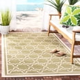 thumbnail image 2 of SAFAVIEH Courtyard Allison Oriental Indoor/Outdoor Area Rug, Green/Beige, 6'7" x 9'6", 2 of 9