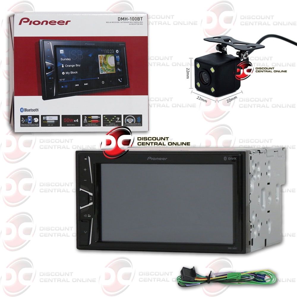 Pioneer Double DIN DMH100BT 6.2 Digital Media Receiver AM/FM MP3