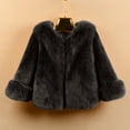 thumbnail image 4 of Winter Fleece Jacket For Girls Warm Thickened Jacket Soft Outerwear for Toddler Kids, 4 of 4