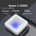 thumbnail image 3 of Para Ryzen 3 2200U, Mini PC de Hasta 65 W, DDR4, NVME, SSD, Wifi5, BT 4.2, Computadora para Juegos, Gráficos RX Vega 10, ENCHUFE de EE. UU., 3 of 7