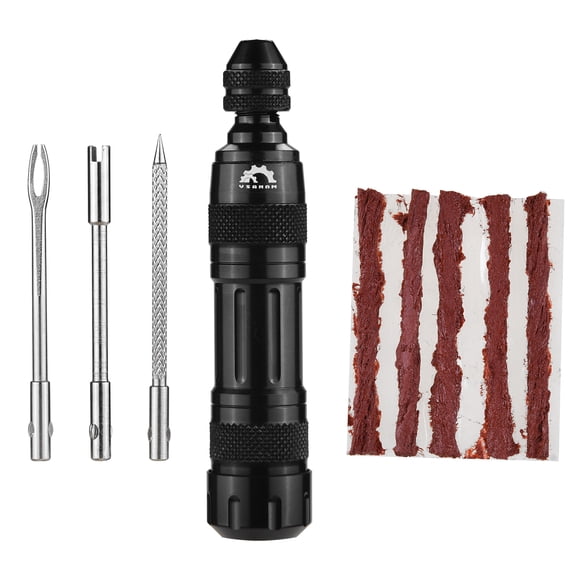 Taladro de neumáticos Kit de reparación de neumáticos de bicicleta sin cámara portátil Kit de parche YSANAM Taladro de neumáticos