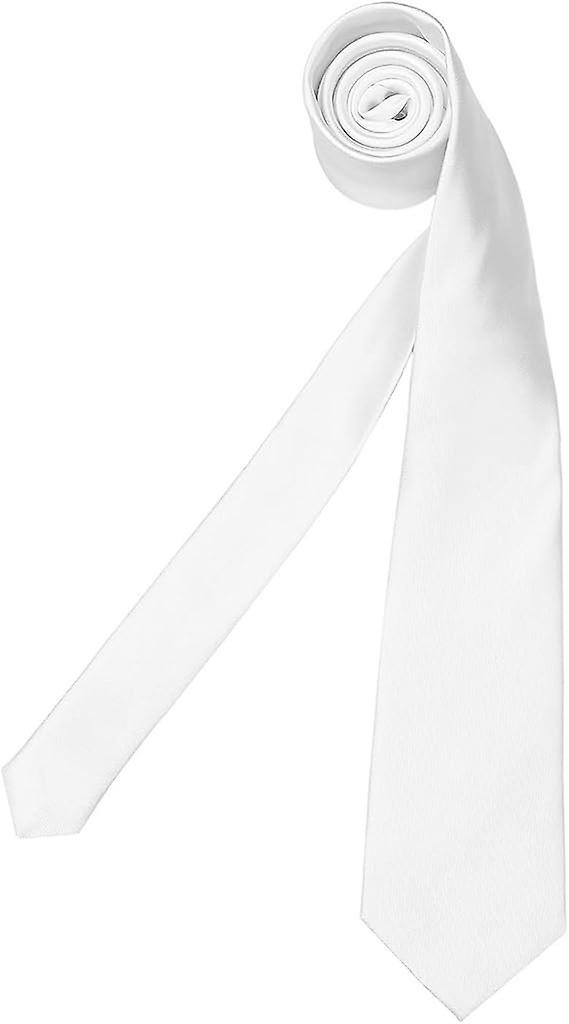 Cravate Homme 8 Cm - Set De 2 Cravates En Polyester Soyeux - Pour Travail Et Occasions