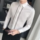 thumbnail image 2 of Camisas para hombre Camisa negra de negocios para hombre Empalmada Normal Asia Alta calidad Lujo Tops Moda de verano 2024 con mangas Venta genial I, 2 of 5