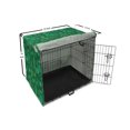 thumbnail image 6 of Tropical Dog Crate Cover, Illustration of Various Jungle Elements, Easy to Use Pet Kennel Cover Small Dogs Puppies Kittens, 7 Sizes, Fern Green Hunter Green, by Ambesonne, 6 of 6